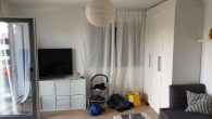 Hochwertige Single-Wohnung mit Aufzug - Wohnen/Schlafen
